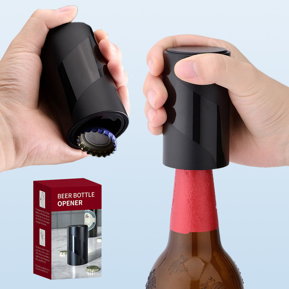 Stainless Steel Premium Automatic Bottle Opener Creative Beer Bottle Opener  - Temu
