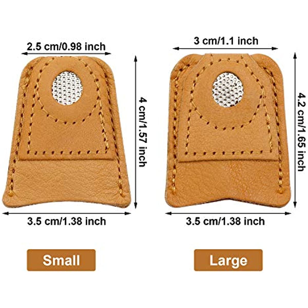 Finger Cover Thimble Finger Protector Braided Cross Stitch Sewing Tool  Accessories Protect Finger Imitation Leather - Temu Japan