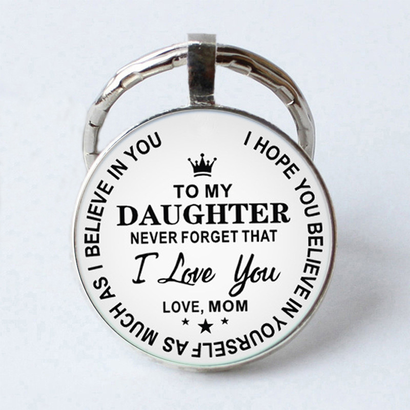 

I Love You Keychain Fashion Metal Silvery Bag Key Chain Ornament Bag Purse Charm Accessories For Son And Daughter