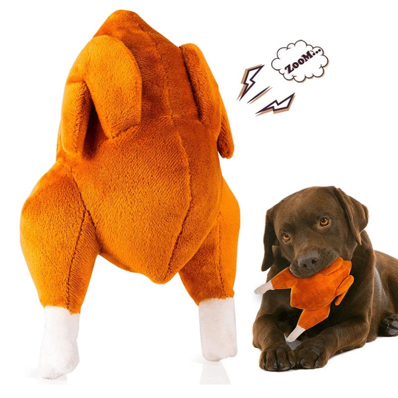 roast chicken dog toy