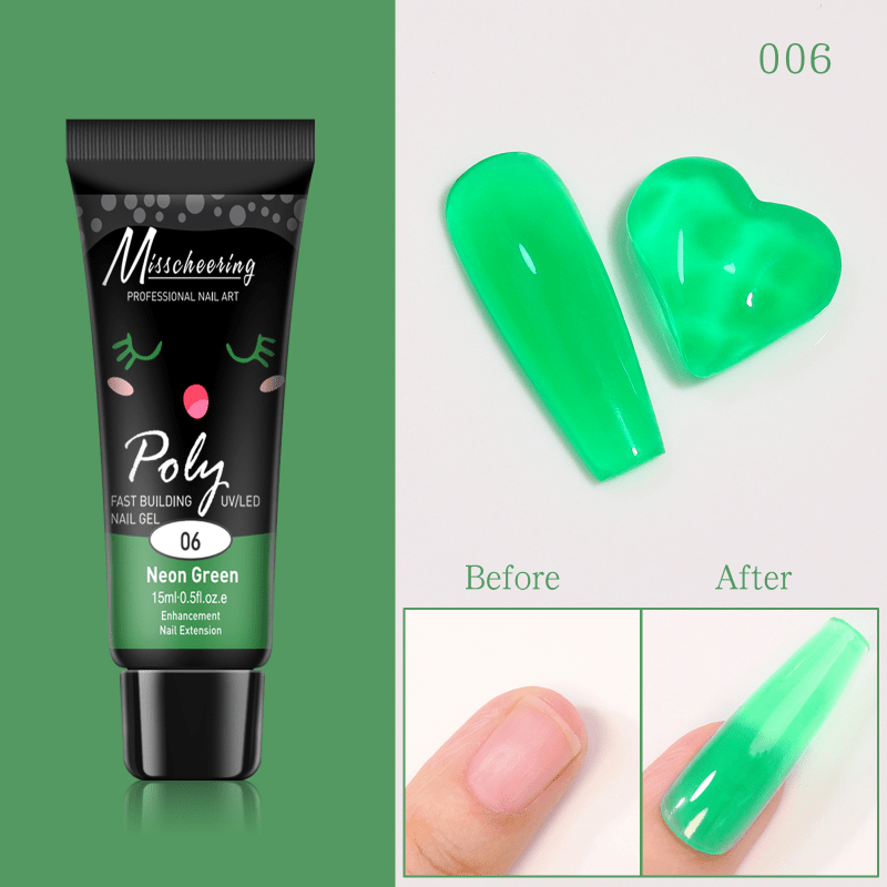 Pastel Jelly Nail Extension Gel Kit - DIY Nail Builder Set