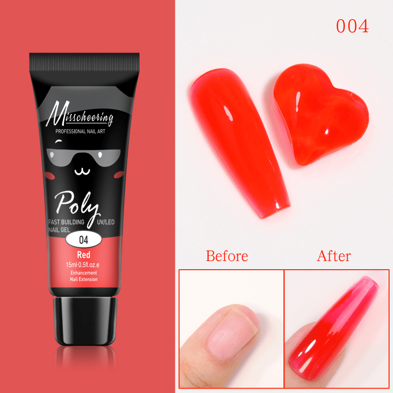 Pastel Jelly Nail Extension Gel Kit - DIY Nail Builder Set