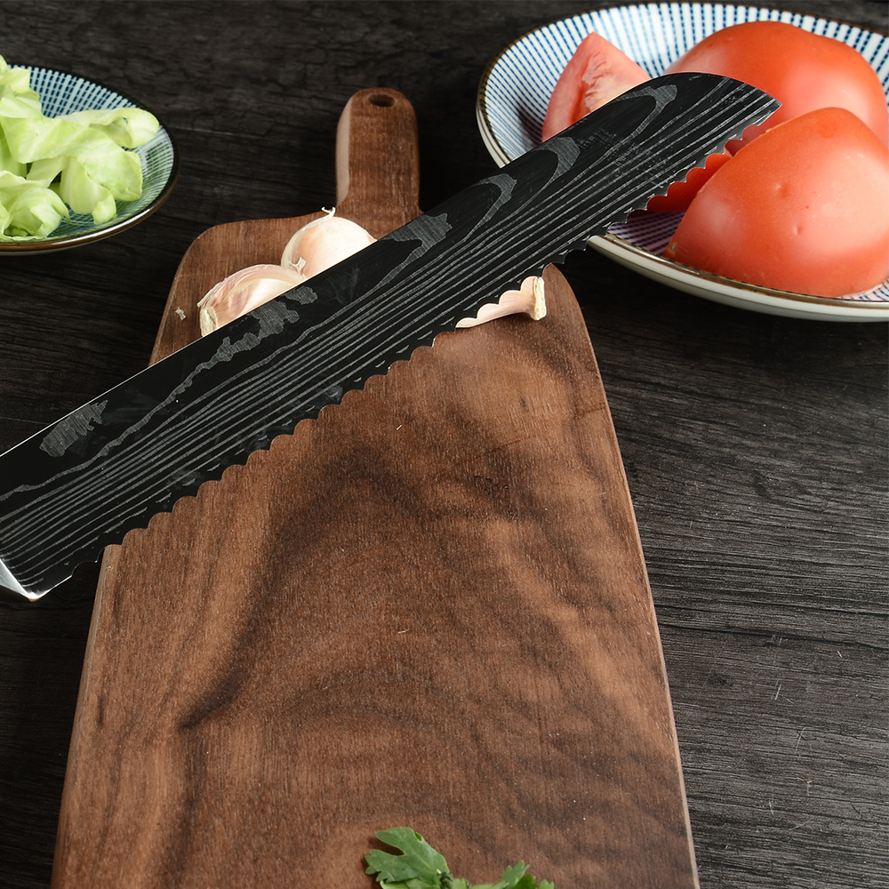 Bread Knife Serrated Knife High Carbon Stainless Steel Cake - Temu