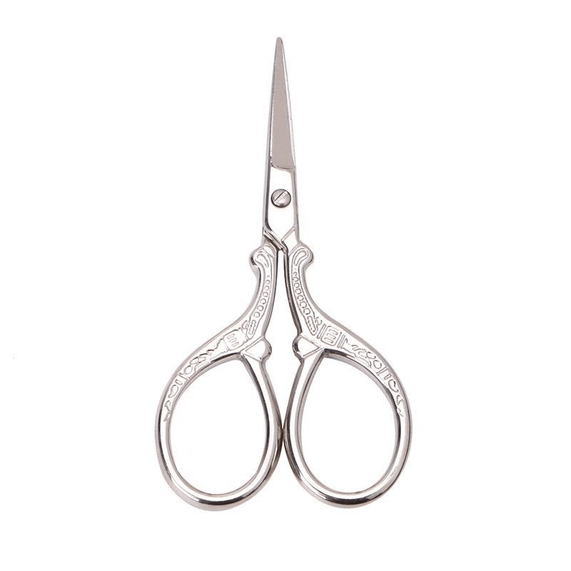 Stainless Steel Scissors Crossstitch Small Scissors Metal Scissors Sewing  Shears For Sewing (Silver)