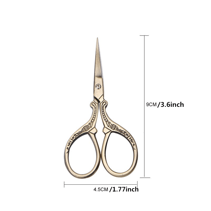 Mini Retro Pocket Scissors Antique Thread Cutter Vintage - Temu