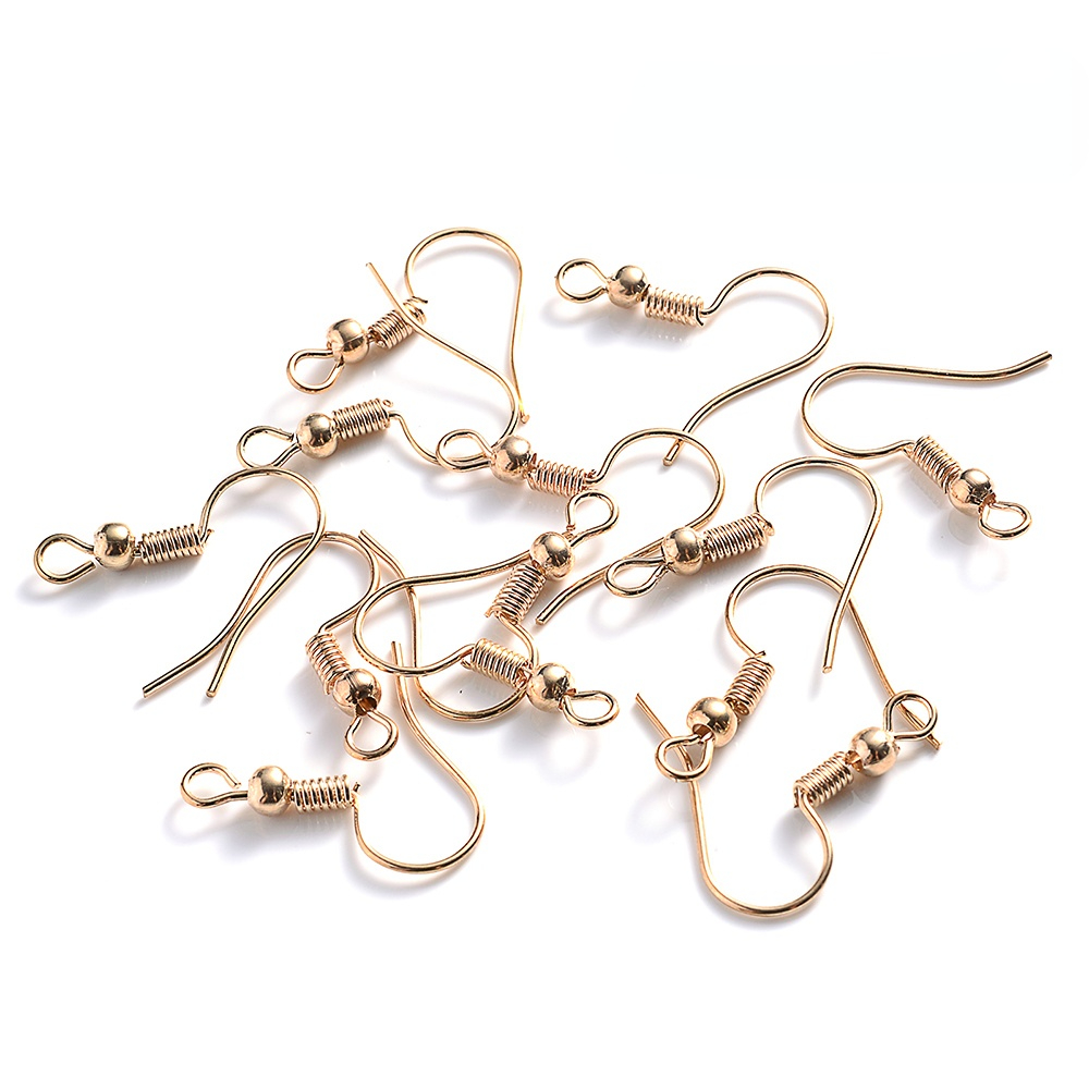 100pcs/lot 20x17mm DIY Earring Findings Earrings Clasps Hooks Fittings DIY Jewelry  Making Accessories Iron Hook Earwire Jewelry
