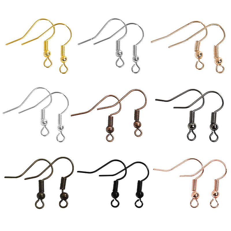 Diy Earring Findings Hook Earwire / Earrings Clasps Hooks - Temu