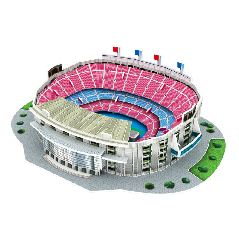 Diy Three dimensional Puzzle Football Field Model Building - Temu