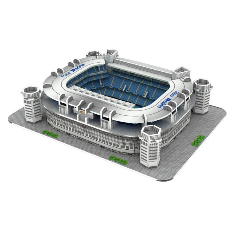 Palm Size DIY 3D Football Field Puzzle Mini Soccer Stadium Building Model  Assembly Handmade Toys Desktop