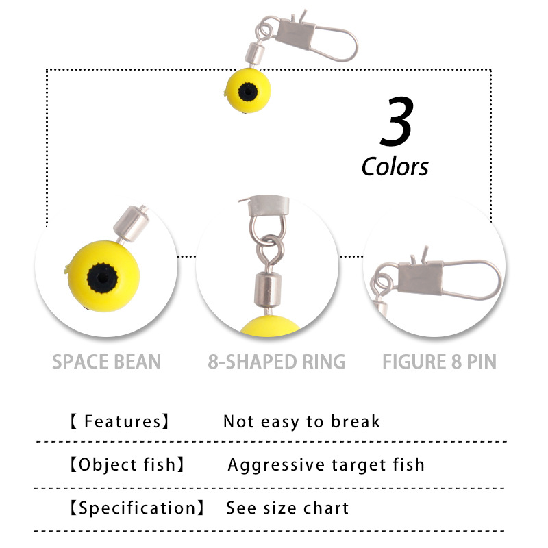 Fishing Line Sinker Slide Hook Shank Clip Connector Fishing