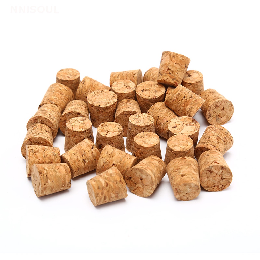 Enkrio 50pcs #9 Natural Soft Wine Corks, Wine Making Crafts Wood Cork Stopper Replacement Corks for Wine Bottles