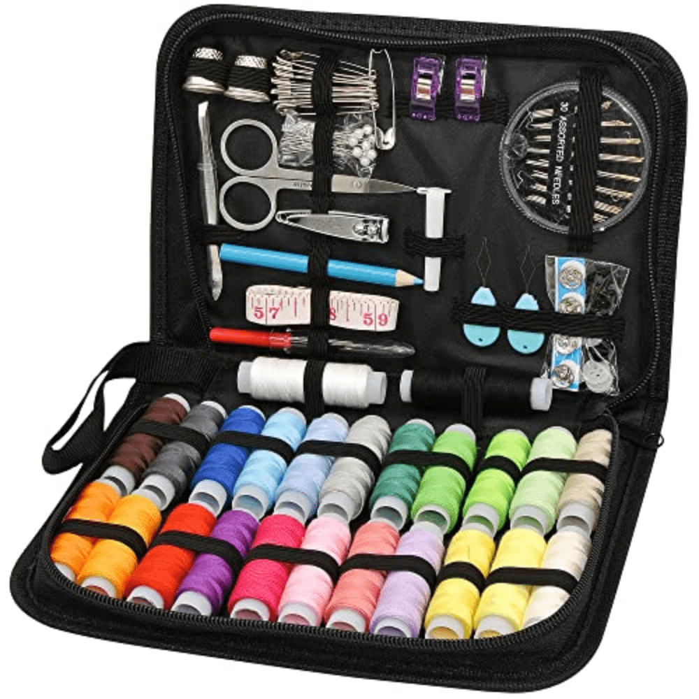 Sewing Kit Includes 98 Pieces Portable Sewing Kit Hand Sewing Kit, DIY  Sewing Kit Emergency Sewing Kit Wedding Day Sewing Kit 