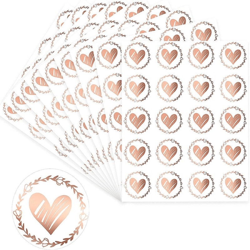 200PCS You're Invited Round Embossed Foil Seals Stickers for Wedding  Invitations Envelopes Present Decoration (Gold)