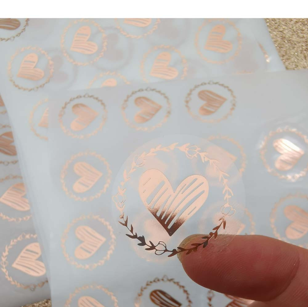 Heart shaped Envelope Seal Love Sticker Transparent Hot - Temu Australia