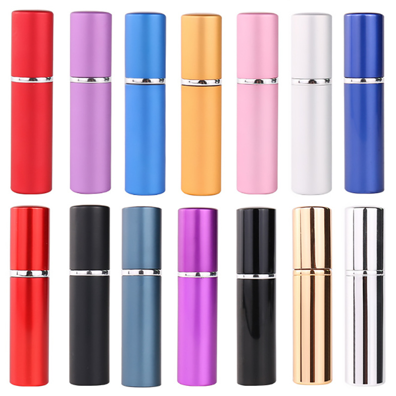 Perfume Bottle Mini Aluminum Perfume Spray Bottle Travel Container With  Empty Atomizer Refillable Bottles - Temu