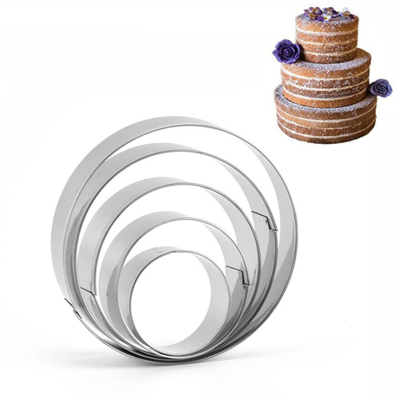 Round Baking Pan Versatile Stainless Steel Cake Ring Adjustable 6-12 Inch  Baking Mold for Cakes Reusable Food Grade Baking Tool - AliExpress
