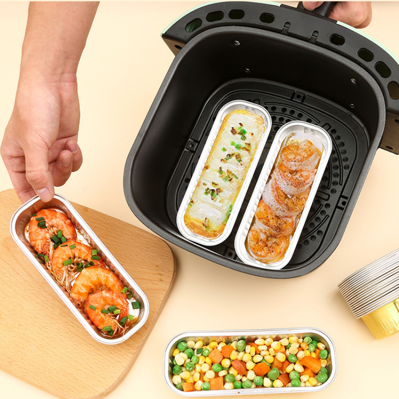 Air Fryer Disposable Aluminum Foil Baking Tray Oven Baking Aluminum Foil  Bowl Pizza Tart Home Round Foil Pan Easter Christmas Halloween Thanksgiving  Dinner Bbq Essential - Temu