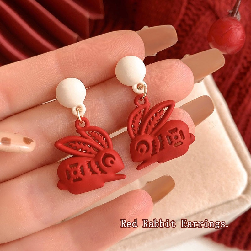 Red hot sale rabbit jewellery