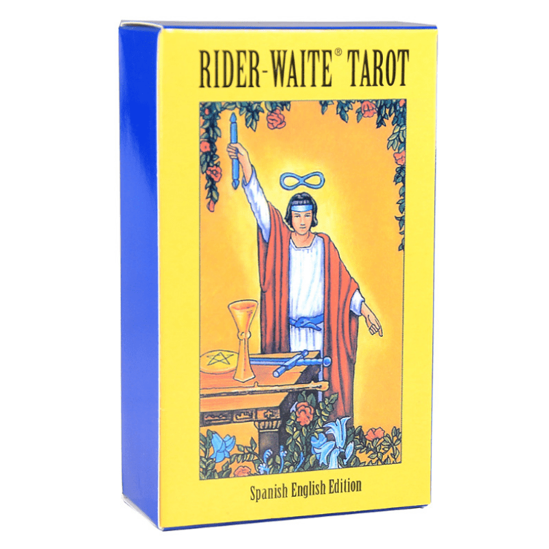 Cartas de Tarot Rider en Español, versión en Español, juego de mesa, baraja  de adivinación para principiantes con libro de guía, tarjetas de oráculo,  guía - AliExpress