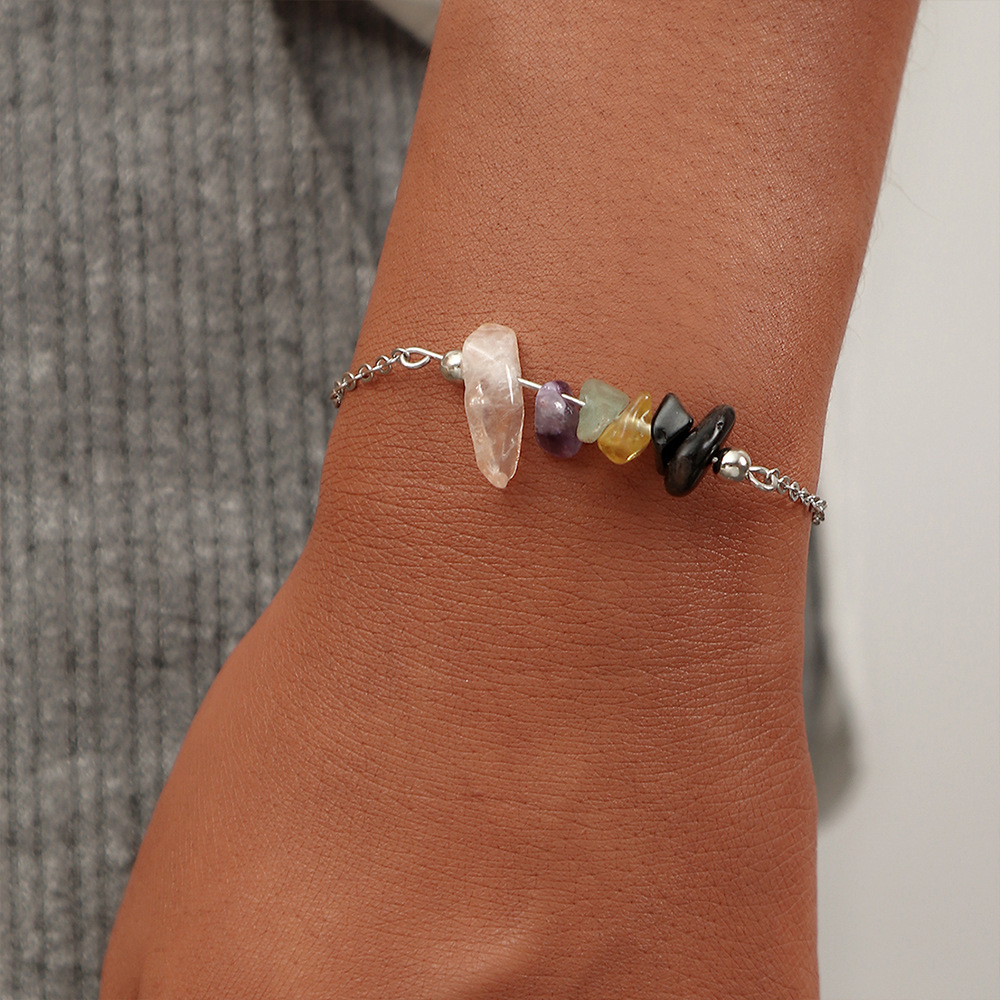 Dainty Gemstone Crystal Bracelet