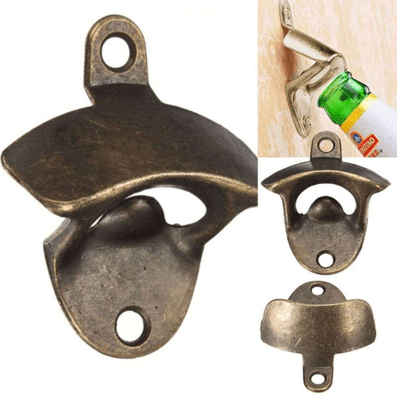 Wall Mounted Bottle Opener, Vintage Alloy Metal Beer Opener, Wall  Decorative Beer Opener Tools, For Bar, Pub, Bbq, Home Decor, Room Decor,  Kitchen Gadgets, Kitchen Accessories - Temu