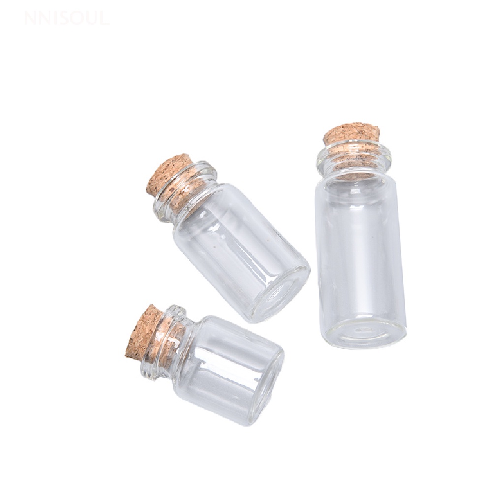 10 pièces Mini bouteilles en verre avec bouchon en liège - Temu France