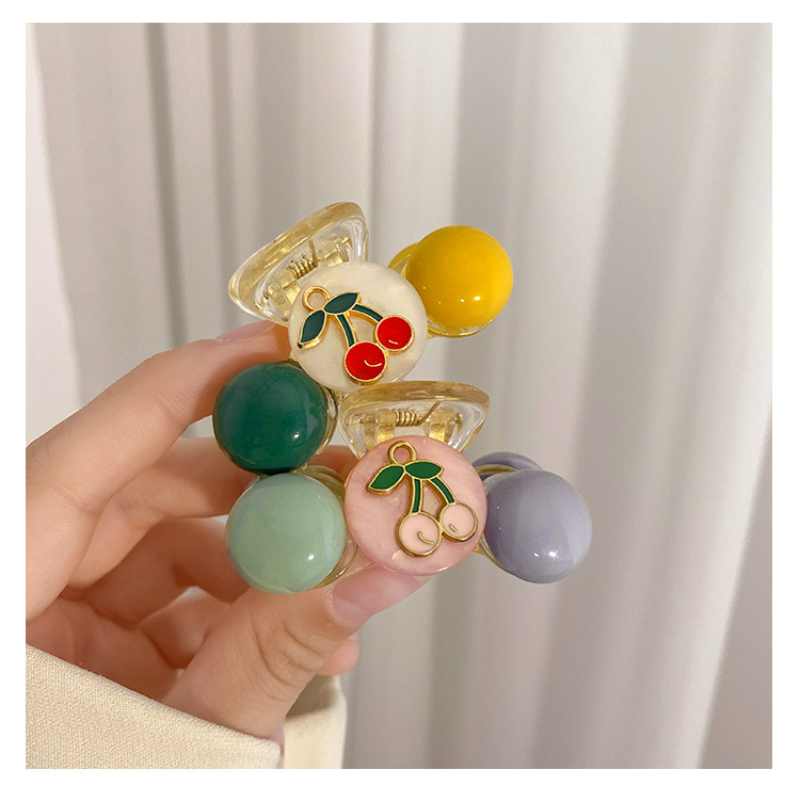 Cherry Pattern Candy Hair Clip