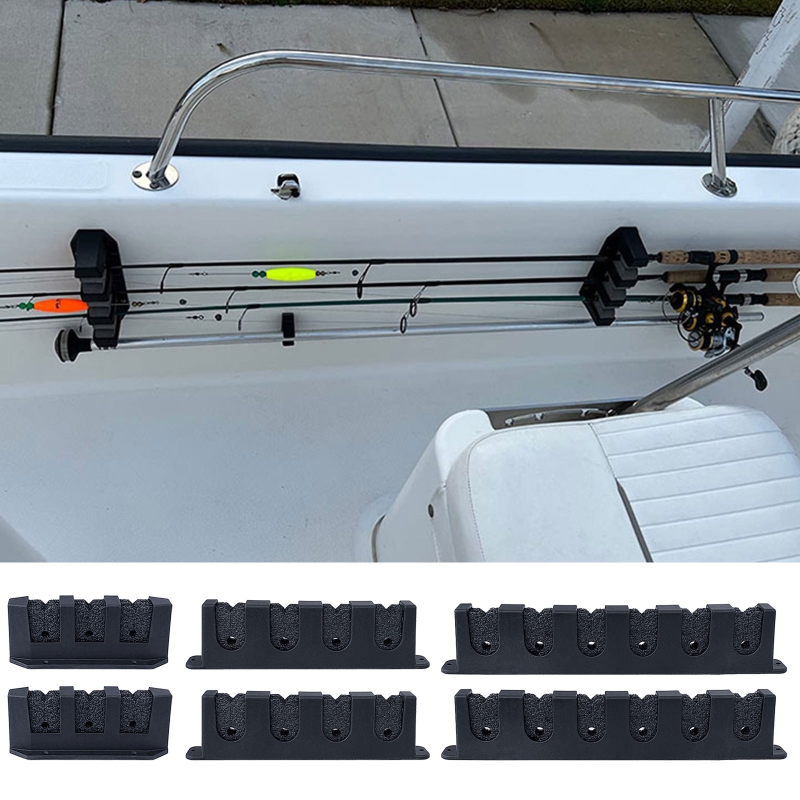 2PCS Vehicle Fishing Rod Holder Fishing Rod Rack, Fishing Pole Holder Wall  Mount Modular, Easy to Install-Keeps Your Fishing Poles Safe for Garage  Ceiling Mount Rods Rack Organizer, Rod Racks 