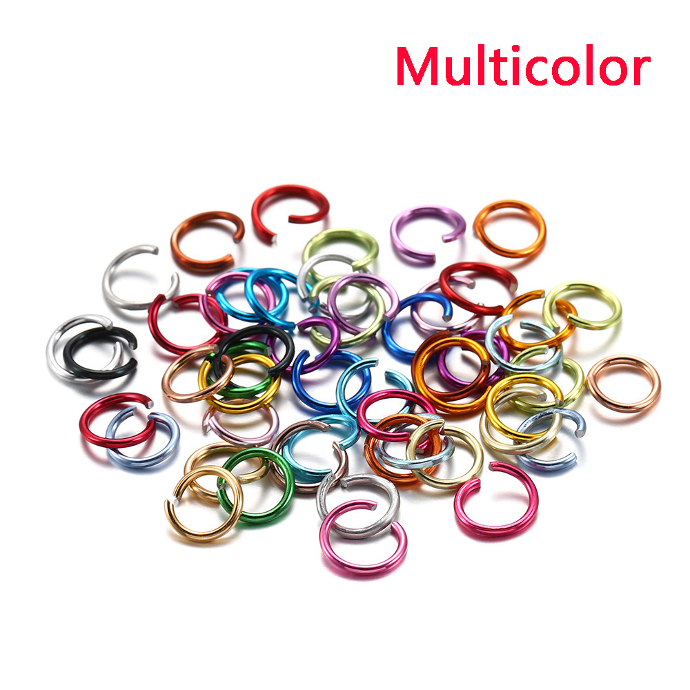 300 pcs Silver Plated Closed Jump Rings 10mm Jewelry Ring Making Findings  Craft Making Tools Supplies Hardware Findings 89T