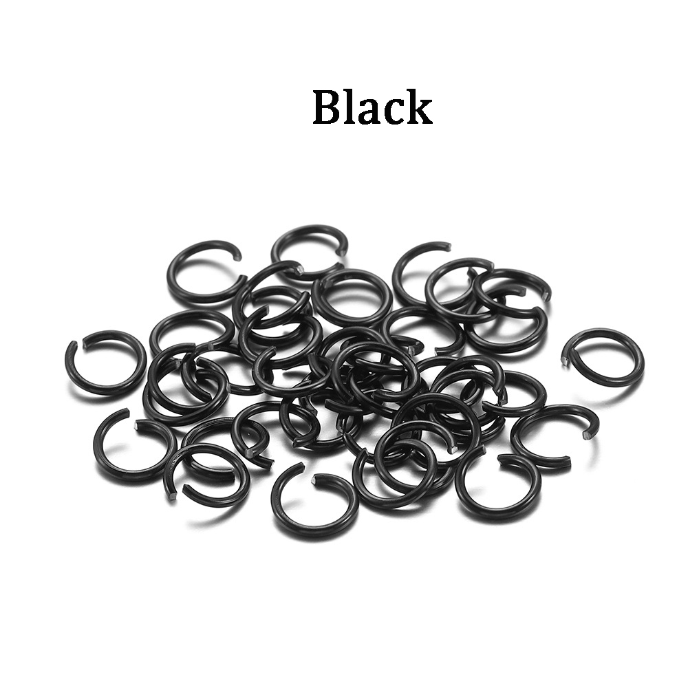 Jump Rings,100Pcs Black Open jumprings,10x1mm Metal Jump Rings,Link  ,Connector Jump Rings, Earrings Jewellery Findings