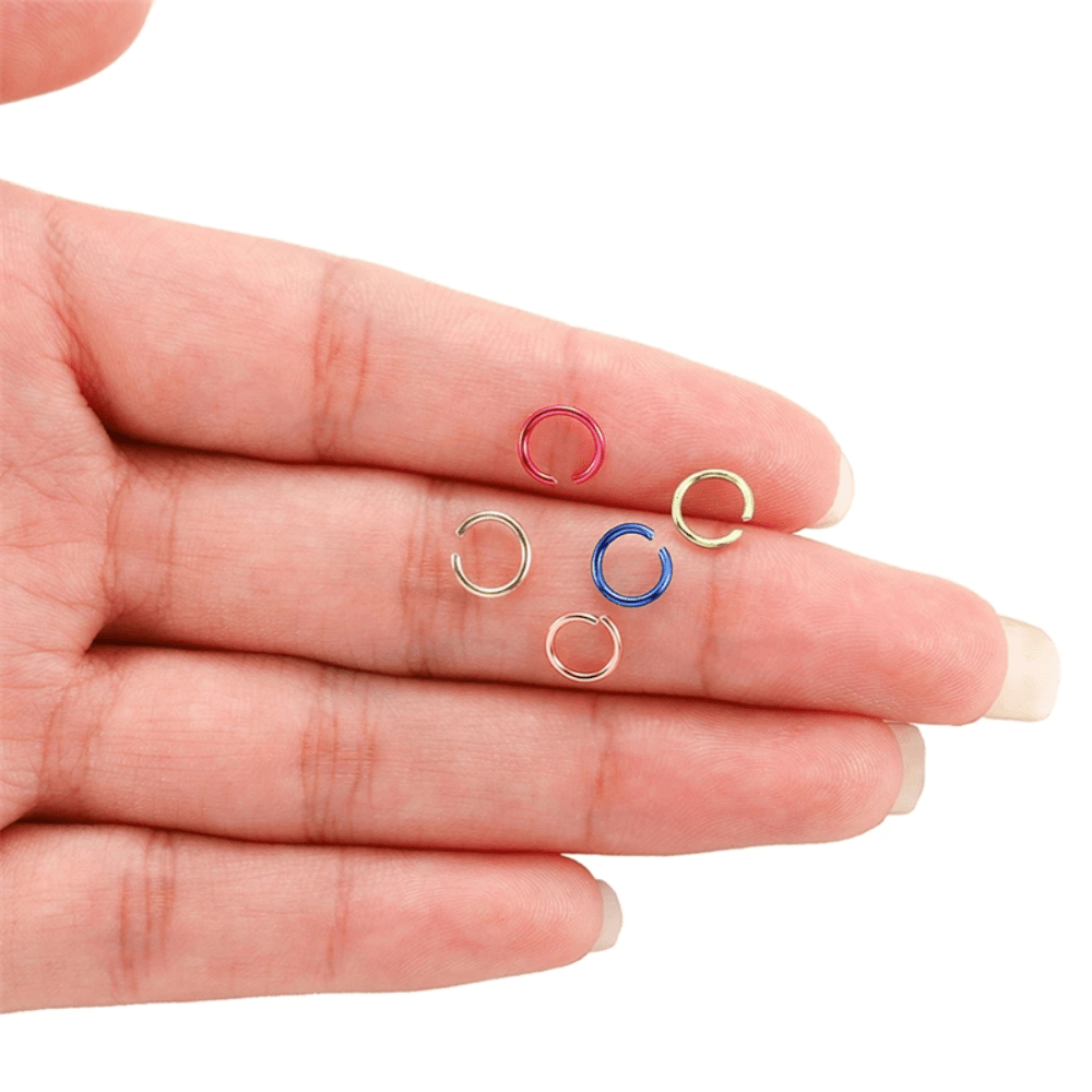 Jump Rings Split Rings Connectors For Diy Jewelry Finding - Temu
