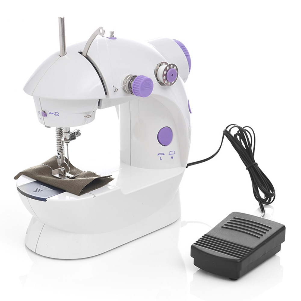 Sewing Machine Mini Portable Household Night Light Foot - Temu