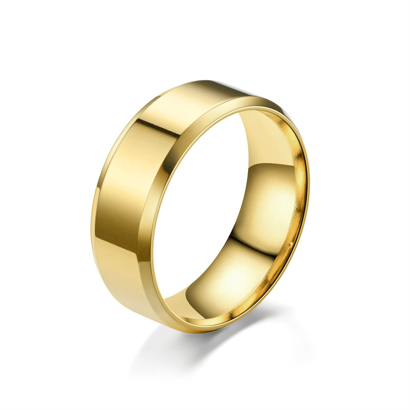 Mens plain ring hot sale designs in gold