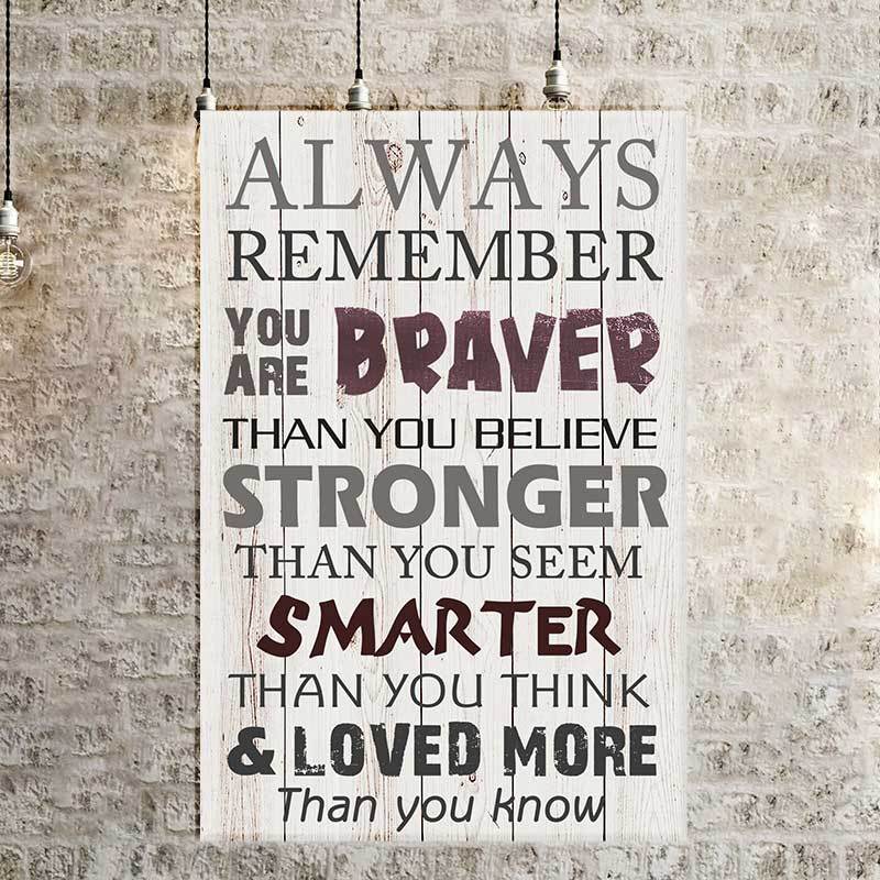 1pc The Braver Canvas Painting Posters And Prints Wall Art Pictures For Living Room Bedroom Decoration No Frame