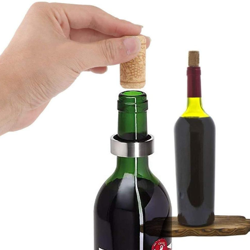 10pcs Wine Corks Stopper Reusable Portable Sealing Bottle Stopper