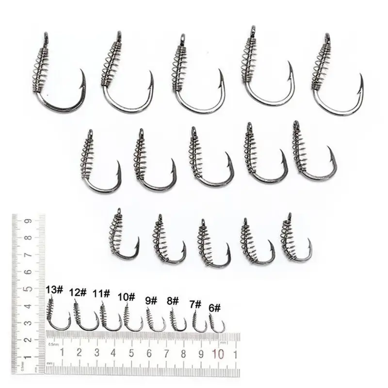 Generic 50pcs Coating High Carbon Stainless Steel Barbless Hooks 8012 Fishing  Hook Fishing Tool Accessories