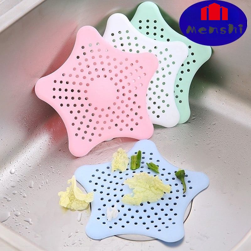 1pc Starfish No Slip Suction Cups Drain Cover Hair Catcher Sink Strainers  Silicone Bathroom Drains Strainer Kitchen Sink Strainer Hair Strainer Sink  Filter Shower Stall Drain Protector | Free Shipping For New