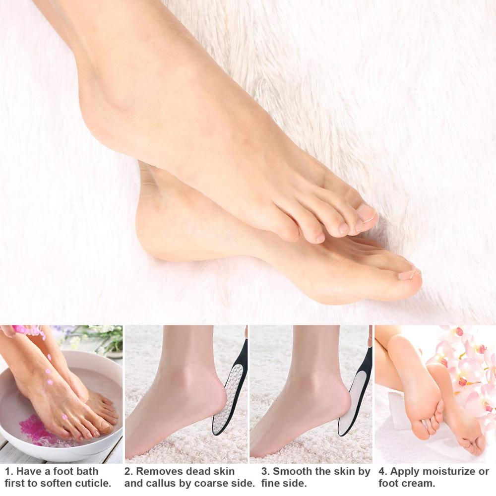 Stainless Steel Foot File Callus Remover - Professional Foot Scrubber