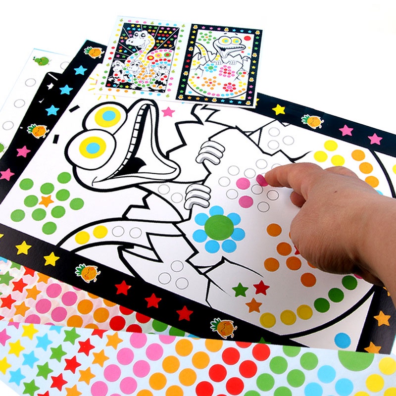 Dot Stickers Kids 4 8 Arts Crafts Kids Ages 3 5 No Mess - Temu