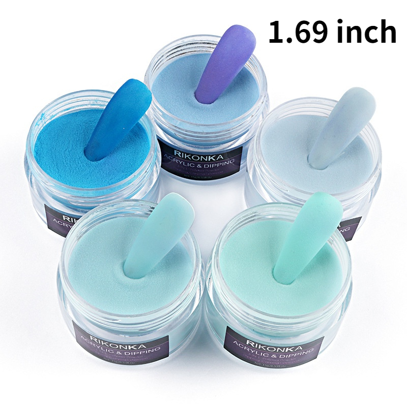 Acrylic Powder Nail Art 3D Flower Pattern Engraving Pigment