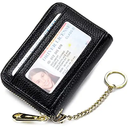 Women's Card Case Short Zipper Wallet 20 Slots Credit Card - Temu