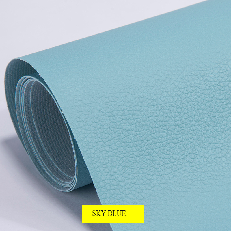50cm/1m/2m Length PU Leather Self Adhesive Fix Subsidies Simulation skin  back Since the Sticky Rubber Patch Leather Sofa Fabrics