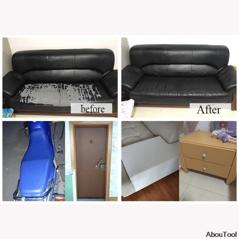 What is involved in a leather couch repair?