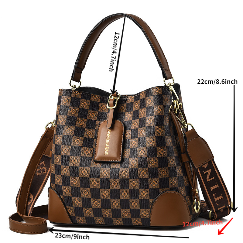 Triangle Pattern Crossbody Satchel Bag, Pu Leather Textured Bag, Classic  Versatile Fashion Shoulder Bag - Temu