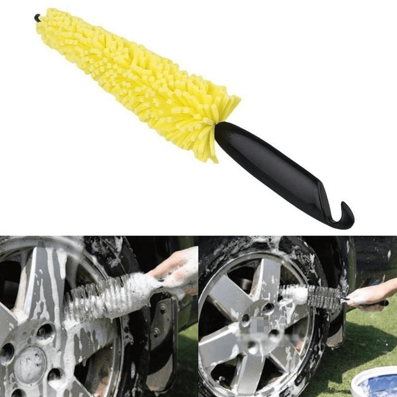 Sponge Tire Sponge Brush With Long Handle Tire Brush Wheel