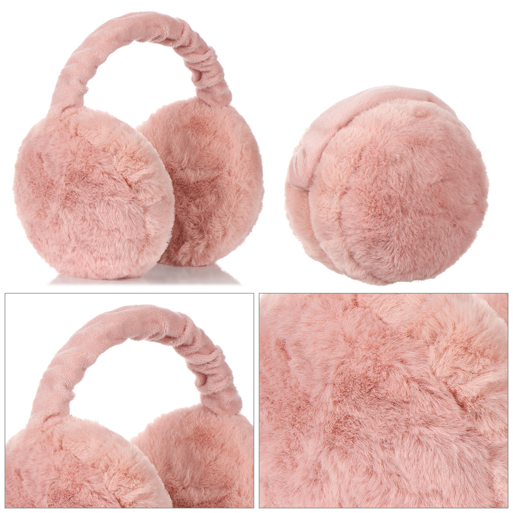 Generic Lovely Winter Warm Ears Plush Earmuffs For Women Playful Girls Ear  Muffs Cold Protection Warm-Pink @ Best Price Online