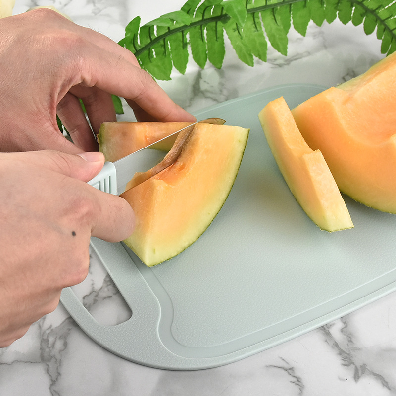 Kitchen Set With Mini Camping Plastic Cutting Board Knife - Temu