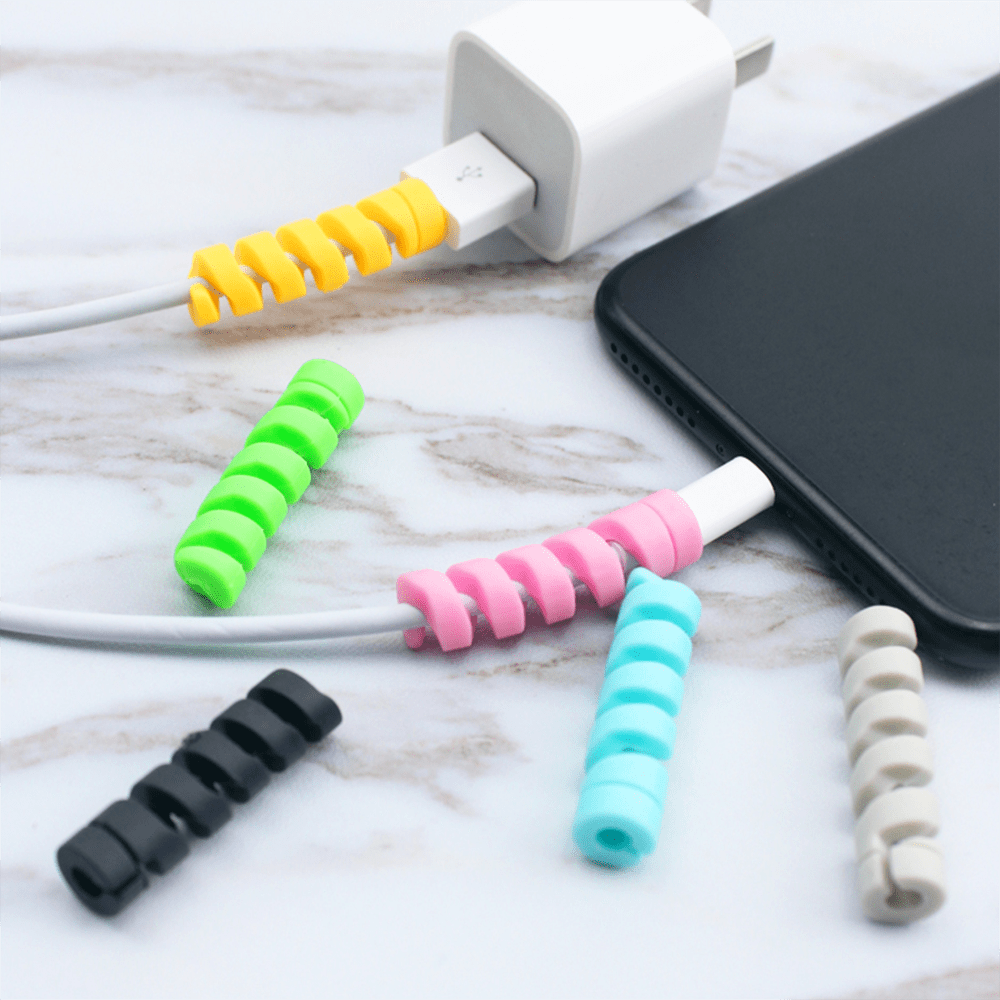 Rocoren Cable Organizer Wire Winder USB Cable Management Charger Protector  For Phone Mouse Earphone Cable Holder