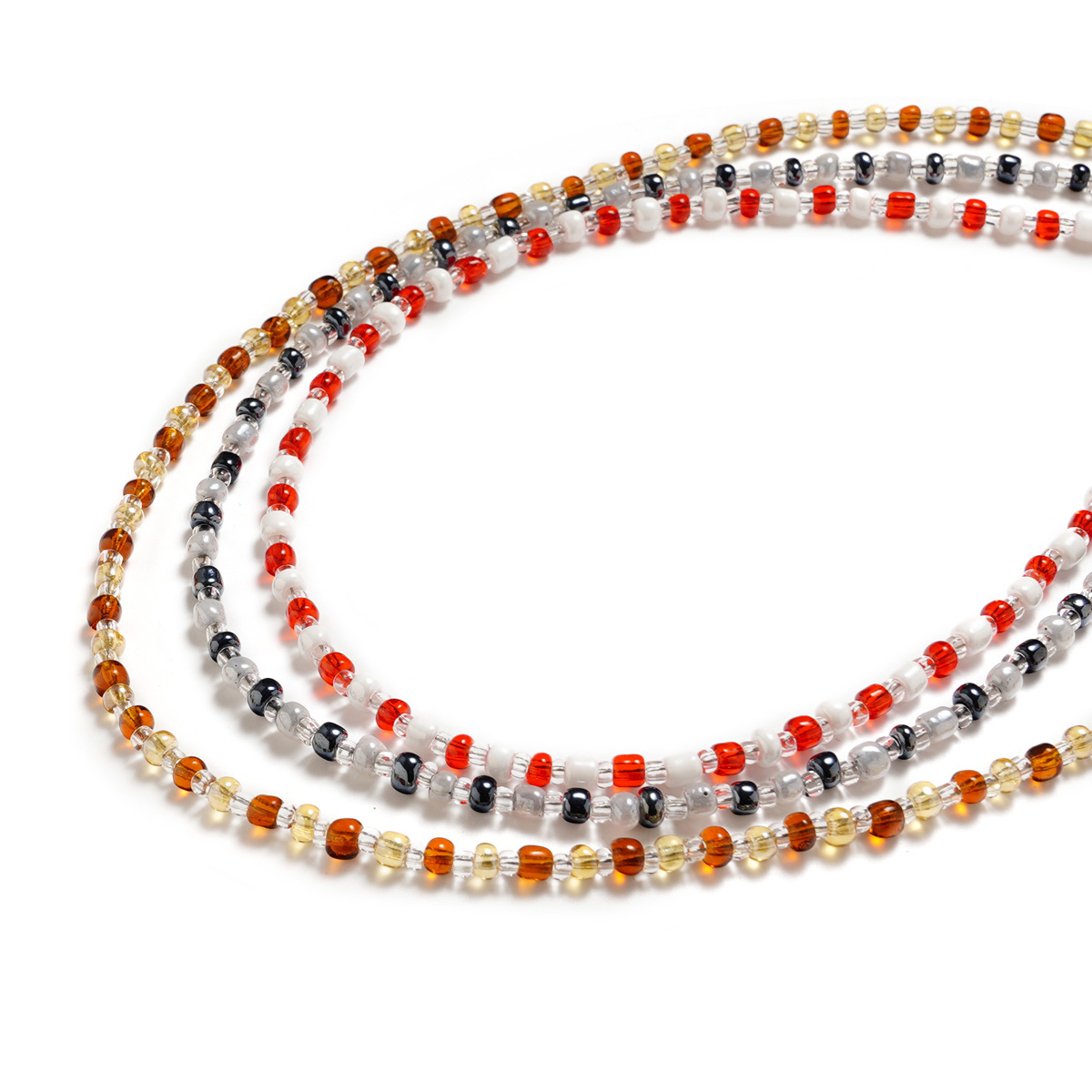 Tortoiseshell Beaded Glasses Chain Acrylic Eyeglasses Retainer
