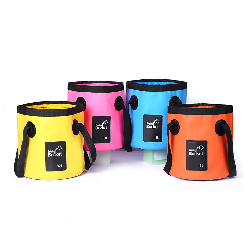 Portable Collapsible Bucket Multifunctional Camping Bucket With Lid  Collapsible Design, Convenient To Carry And Store Suitable For Bathroom  Outdoor Ca